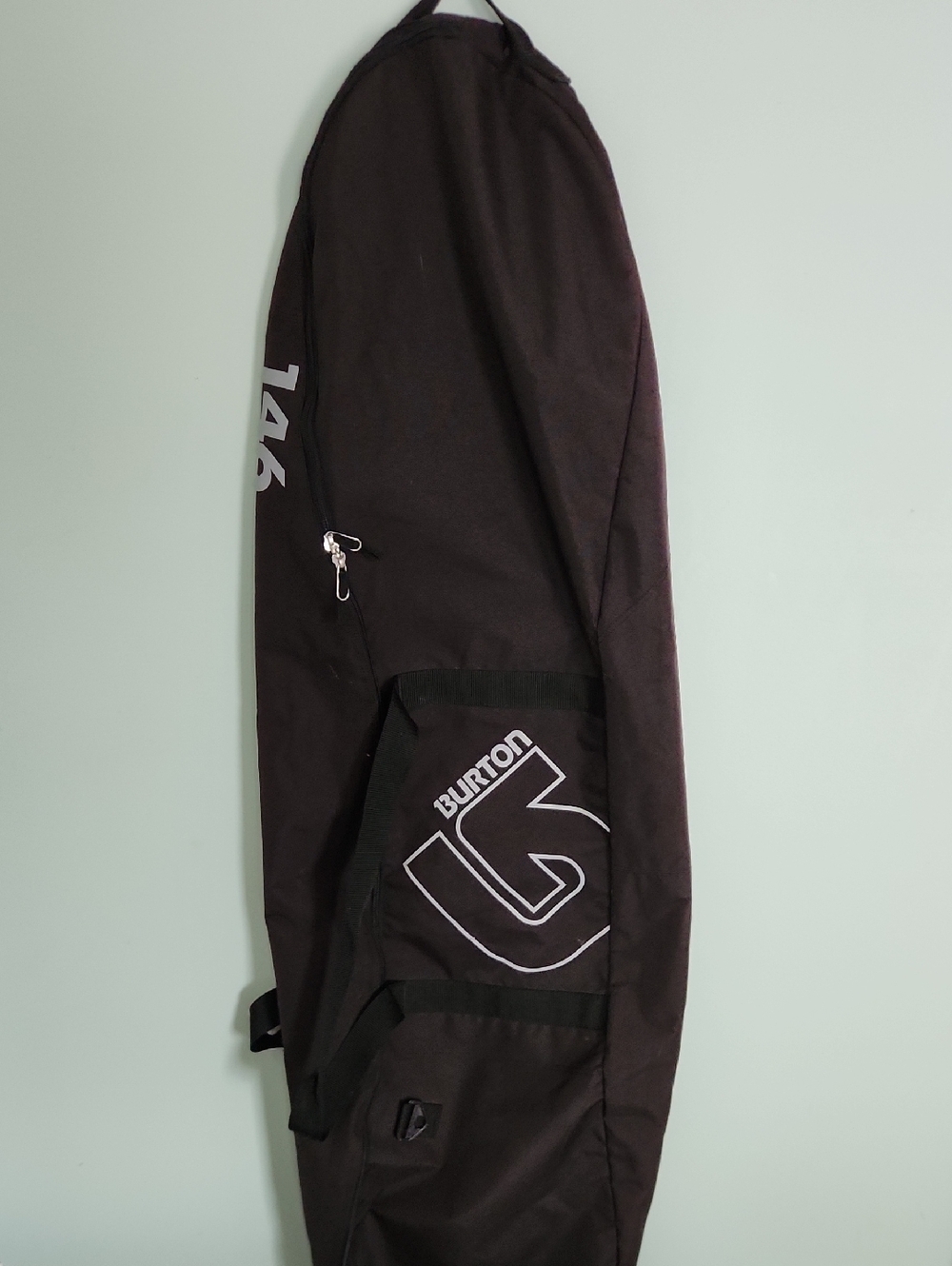 Burton Black Snowboard Bag with White Logo - 146